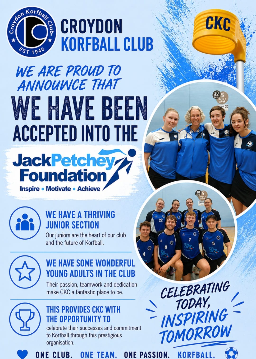 CKC accepted onto Jack Petchey Award Scheme